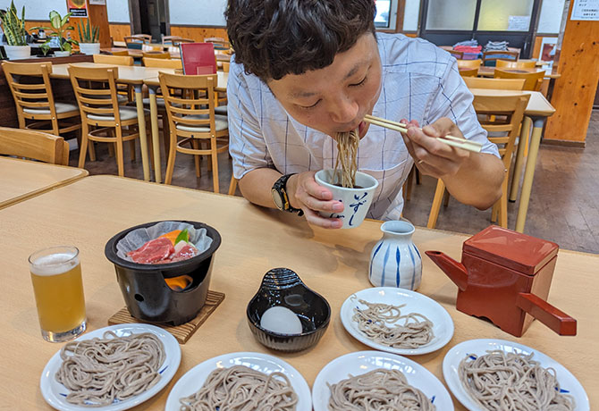 かにバス・香住ライナー限定の昼食オプション